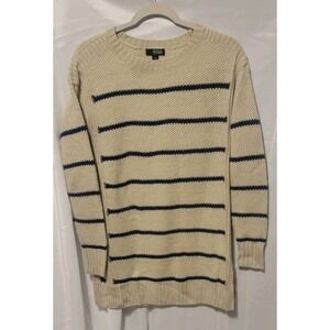 A.N.A ana Women's Sweater sz Xs  Beige & blue Nordic winter